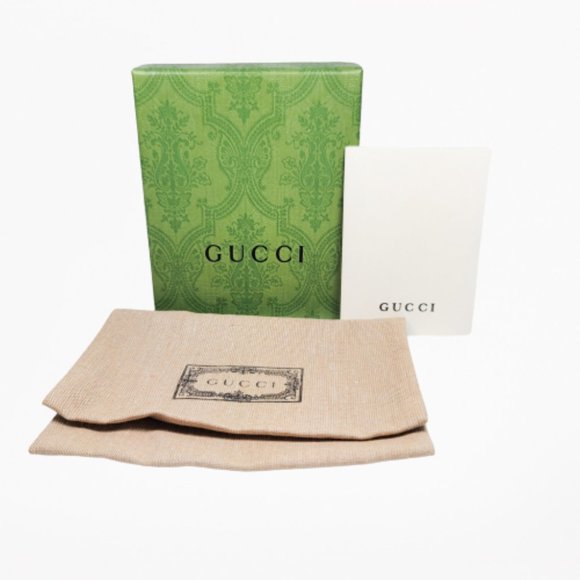 Gucci TAUPE GG MARMONT 2.0 CARD HOLDER IN PORCELAIN COLOR - Picture 5 of 5